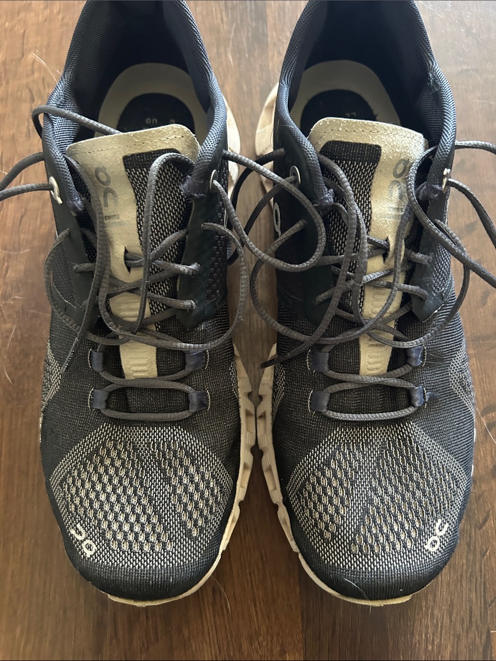 On Running women’s Athletic Shoes in Blue and Gray